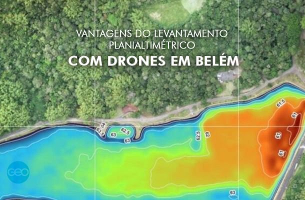 Vantagens do levantamento planialtimétrico com drones em Belém