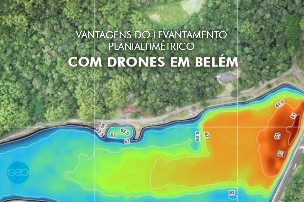 Vantagens do levantamento planialtimétrico com drones em Belém