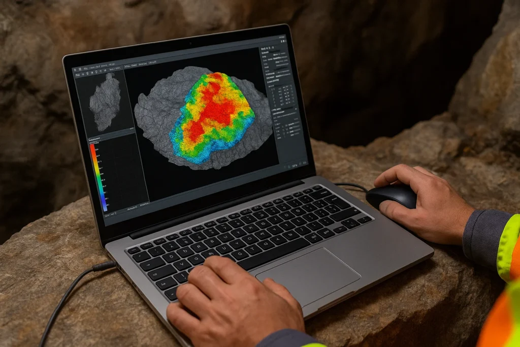 Mapeamento 3D mineral