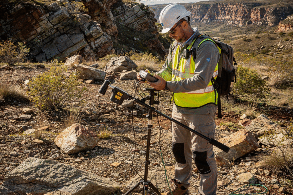 Magnetometria para prospecção mineral